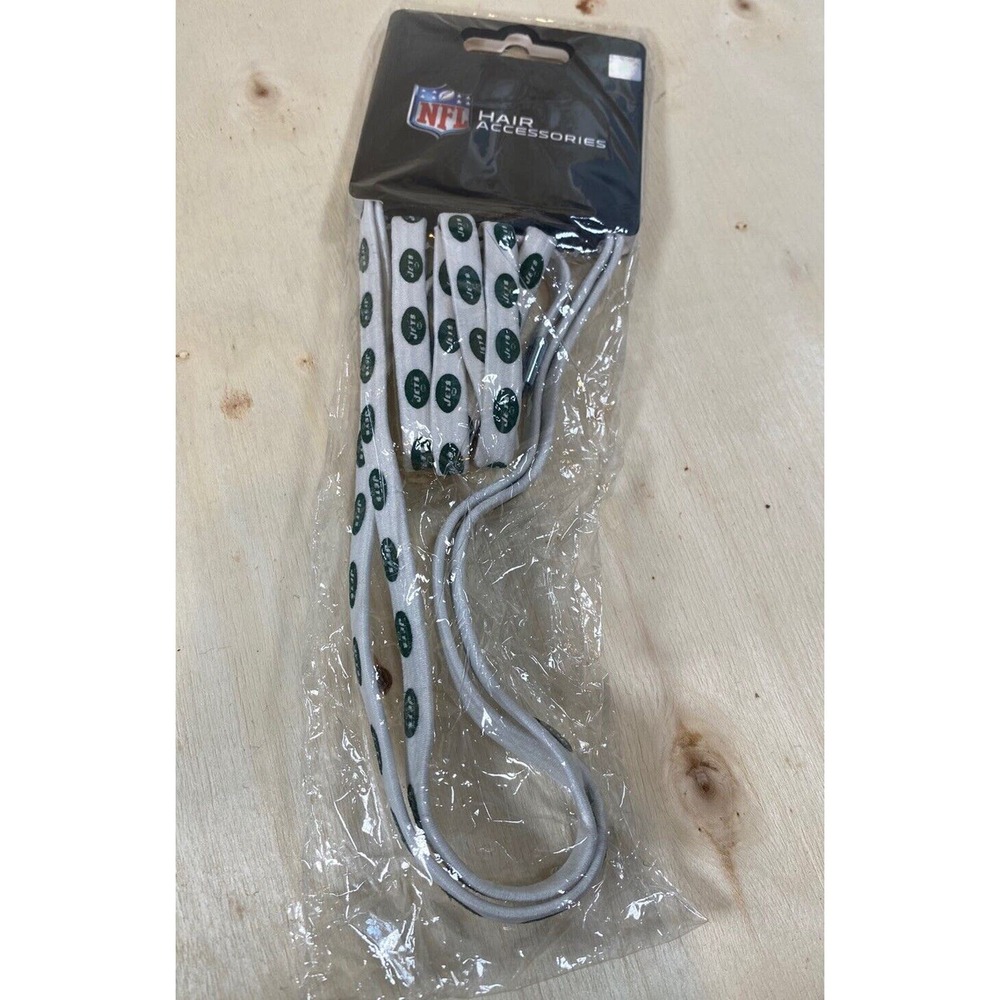 New York Jets NFL Football Hair Accessories Set Ponytail Headband Set of 6